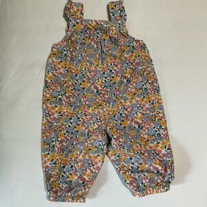 JOJO MAMAN 3/6 Floral Overalls